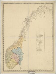 Statistikk kart 15b: Norvège. Division militaire