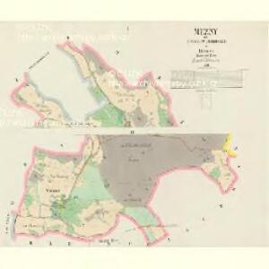 Mezny - c4576-1-001 - Kaiserpflichtexemplar der Landkarten des stabilen Katasters