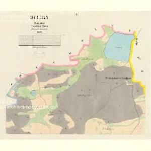Hlubin - c1897-1-001 - Kaiserpflichtexemplar der Landkarten des stabilen Katasters
