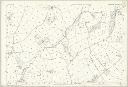 Devon XXXV.10 (includes: Sampford Peverell; Uplowman) - 25 Inch Map