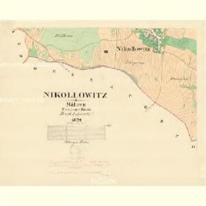 Nikollowitz - m1787-1-003 - Kaiserpflichtexemplar der Landkarten des stabilen Katasters