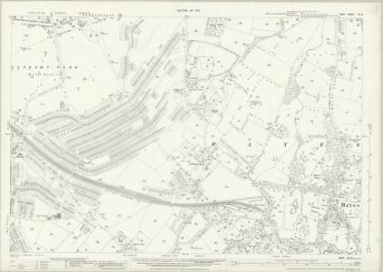 Kent XV.8 (includes: Beckenham; Bromley) - 25 Inch Map