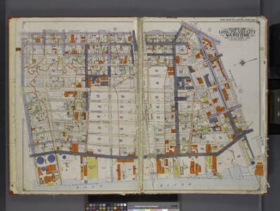 Queens, V. 2, Double Page Plate No. 2; Part of Long Island City, Ward 1; [Map bounded by Prospect St., 12th St., East River, Webster Ave.] / by and under the supervision of Hugo Ullitz.