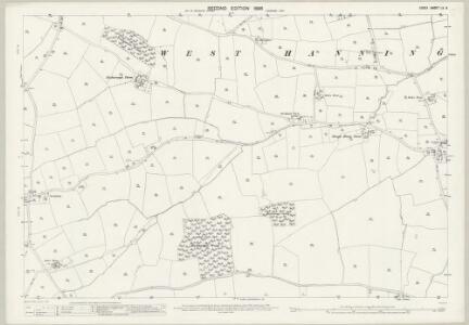 Essex (1st Ed/Rev 1862-96) LX.8 (includes: South Hanningfield; West Hanningfield) - 25 Inch Map