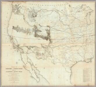 Map Of The Territory Of The United States From The Mississippi To The Pacific Ocean.