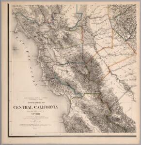 Topographical Map of Central California Together With a Part of Nevada, Sheet III.
