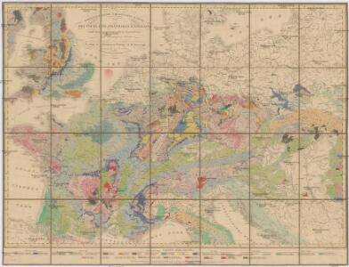 Geognostische Übersichts-Karte von Deutschland, Frankreich, England und den angrenzenden Laendern