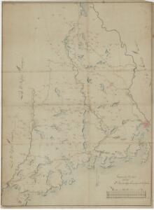 Kartblad 143- Geographiske Wej-Cart over det 2det Mandahlske Compagnie District; versjon 1