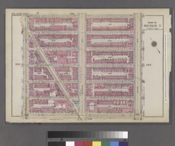 Plate 134: Bounded by W. 122nd Street, Lenox Avenue, W. 116th Street, and Eighth Avenue.