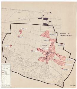 Dällikon: Definition der Siedlungen für die eidgenössische Volkszählung am 01.12.1970; Siedlungskarte