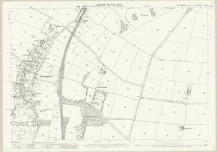 Lincolnshire XCVI.6 (includes: Fulbeck; Leadenham; Welbourn) - 25 Inch Map