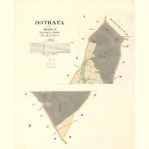 Ostrata - m2188-1-001 - Kaiserpflichtexemplar der Landkarten des stabilen Katasters