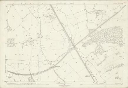 Staffordshire XVII.9 (includes: Madeley; Whitmore) - 25 Inch Map