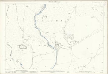 Northumberland (Old Series) XXXVI.10 (includes: Alwinton; Biddlestone; Clennel) - 25 Inch Map