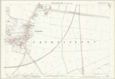Cambridgeshire XLVII.10 (includes: Cambridge; Great Shelford; Haslingfield) - 25 Inch Map