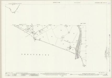 Staffordshire XXVIII.7 (inset XXVIII.5) (includes: Sutton Upon Tern; Tyrley) - 25 Inch Map