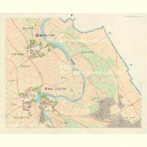 Gross u. Klein Holletitz - c1956-1-003 - Kaiserpflichtexemplar der Landkarten des stabilen Katasters
