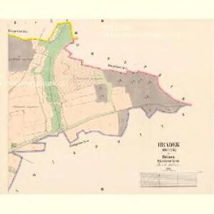 Hradek - c2296-1-002 - Kaiserpflichtexemplar der Landkarten des stabilen Katasters