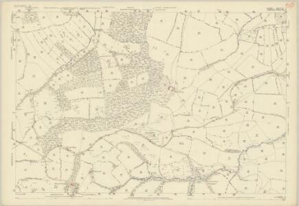 Dorset XX.7 (includes: Chedington; Corscombe; Halstock; Hardington Mandeville; Haslebury Plucknett; North Perrot; South Perrot) - 25 Inch Map
