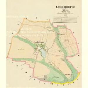 Liederowitz - c4073-1-001 - Kaiserpflichtexemplar der Landkarten des stabilen Katasters