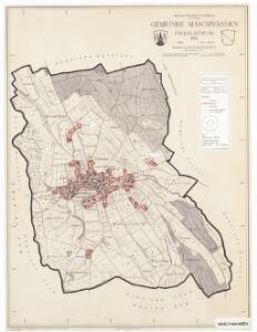 Maschwanden: Definition der Siedlungen für die eidgenössische Volkszählung am 01.12.1970; Siedlungskarte
