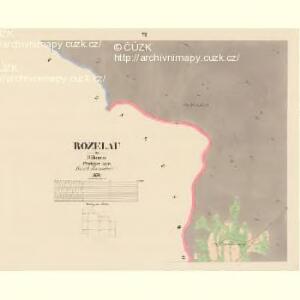 Rozelau - c6600-1-006 - Kaiserpflichtexemplar der Landkarten des stabilen Katasters