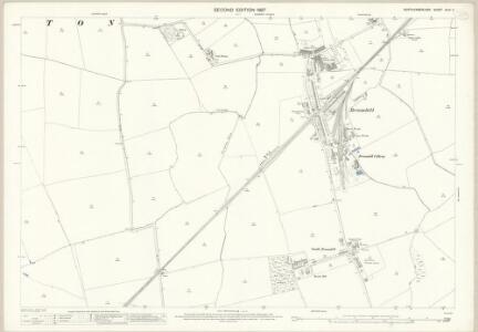 Northumberland (Old Series) XLVI.11 (includes: Acklington; East Chevington; Hadston; Togston) - 25 Inch Map