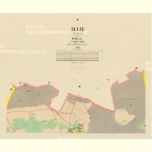 Haje (Hage) - c1752-1-002 - Kaiserpflichtexemplar der Landkarten des stabilen Katasters
