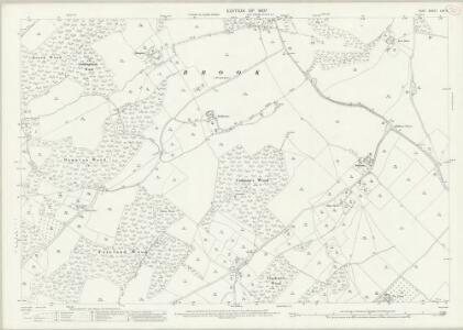 Kent LXV.8 (includes: Brabourne; Hastingleigh; Wye) - 25 Inch Map