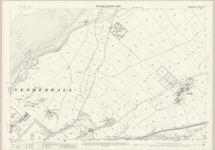 Cumberland XLV.1 (includes: Crosscanonby) - 25 Inch Map