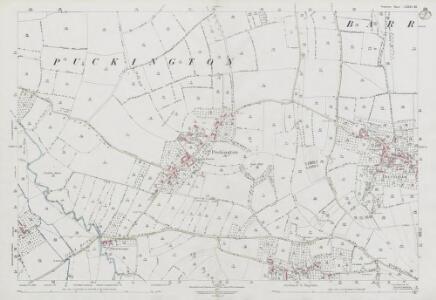 Somerset LXXXI.10 (includes: Barrington; Ilton; Puckington; Stocklinch; Whitelackington) - 25 Inch Map
