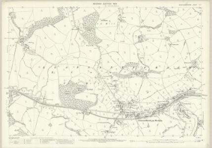Montgomeryshire X.7 (includes: Llanfechain; Llansanffraid Deuddwr; Pool) - 25 Inch Map