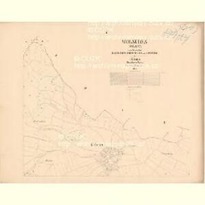 Wolschen (Wolsina) - c5462-1-002 - Kaiserpflichtexemplar der Landkarten des stabilen Katasters