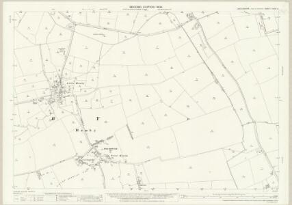 Lincolnshire CXXIII.8 (includes: Braceby and Sapperton; Lenton Keisby and Osgodby; Ropsley and Humby) - 25 Inch Map