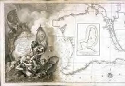 Carte de la mer noire et de la mer d'Asow, 1