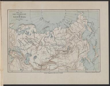 Map of the conquest of Siberia
