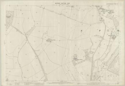 Buckinghamshire XIII.1 (includes: Biddlesden; Shalstone; Stowe; Water Stratford) - 25 Inch Map