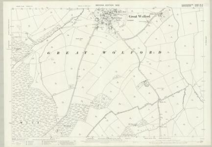 Gloucestershire XV.12 (includes: Barton on the Heath; Great Wolford; Little Wolford; Todenham) - 25 Inch Map