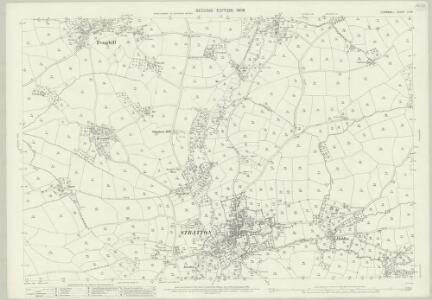 Cornwall III.16 (includes: Bude Stratton; Kilkhampton; Launcells) - 25 Inch Map