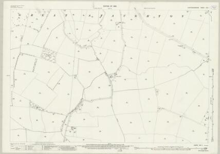 Huntingdonshire XXV.1 (includes: Great Staughton; Hail Weston) - 25 Inch Map