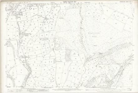 Derbyshire XVII.13 (includes: Baslow and Bubnell; Calver; Curbar) - 25 Inch Map