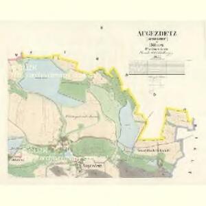 Augezdetz (Augezdec) - c8215-1-002 - Kaiserpflichtexemplar der Landkarten des stabilen Katasters