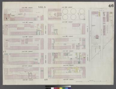Plate 46: Map bounded by East 22nd Street, East River, East 20th Street, Avenue A, East 17th Street, Second Avenue