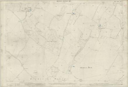 Kent LXVI.5 (includes: Brabourne; Elmsted; Hastingleigh; Stowting) - 25 Inch Map