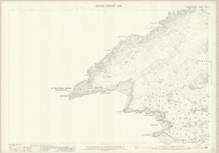 Pembrokeshire XIV.10 (includes: St Davids) - 25 Inch Map