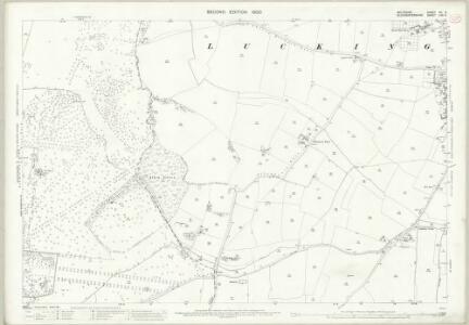 Wiltshire XII.6 (includes: Great Badminton; Hawkesbury; Luckington) - 25 Inch Map