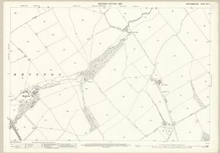 Northumberland (Old Series) XXII.14 (includes: Brunton; Newton By The Sea; Tughall) - 25 Inch Map