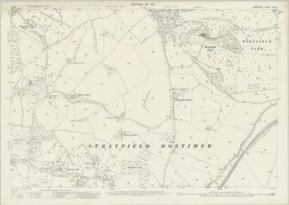Berkshire XLV.5 (includes: Stratford Mortimer; Sulhamstead Bannister; Wokefield) - 25 Inch Map