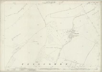 Sussex LXVII.13 (includes: Brighton; Rodmell; Telscombe) - 25 Inch Map