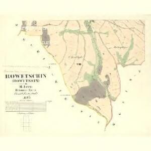 Rowetschin (Rowetssim) - m2610-1-006 - Kaiserpflichtexemplar der Landkarten des stabilen Katasters